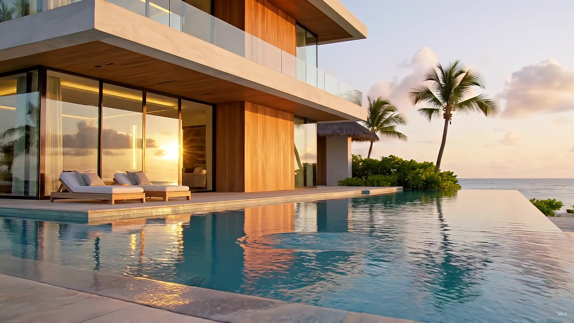 Residencia premium con ventanales europeos